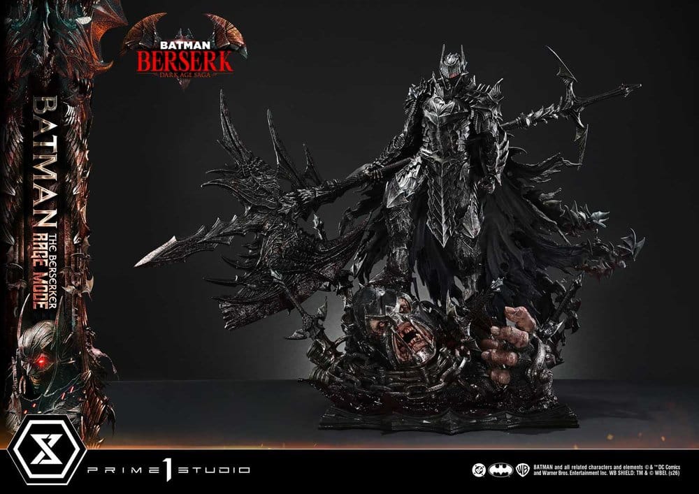 DC Comics statuette Ultimate Premium Masterline Series 1/4 Batman (Comics) Batman: The Berserker Rage Mode 82 cm