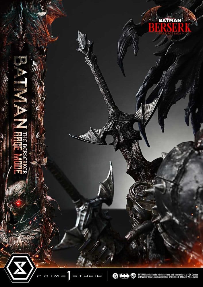 DC Comics statuette Ultimate Premium Masterline Series 1/4 Batman (Comics) Batman: The Berserker Rage Mode 82 cm