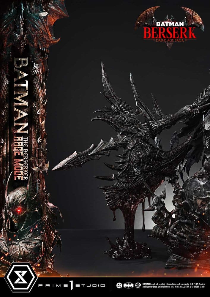 DC Comics statuette Ultimate Premium Masterline Series 1/4 Batman (Comics) Batman: The Berserker Rage Mode 82 cm