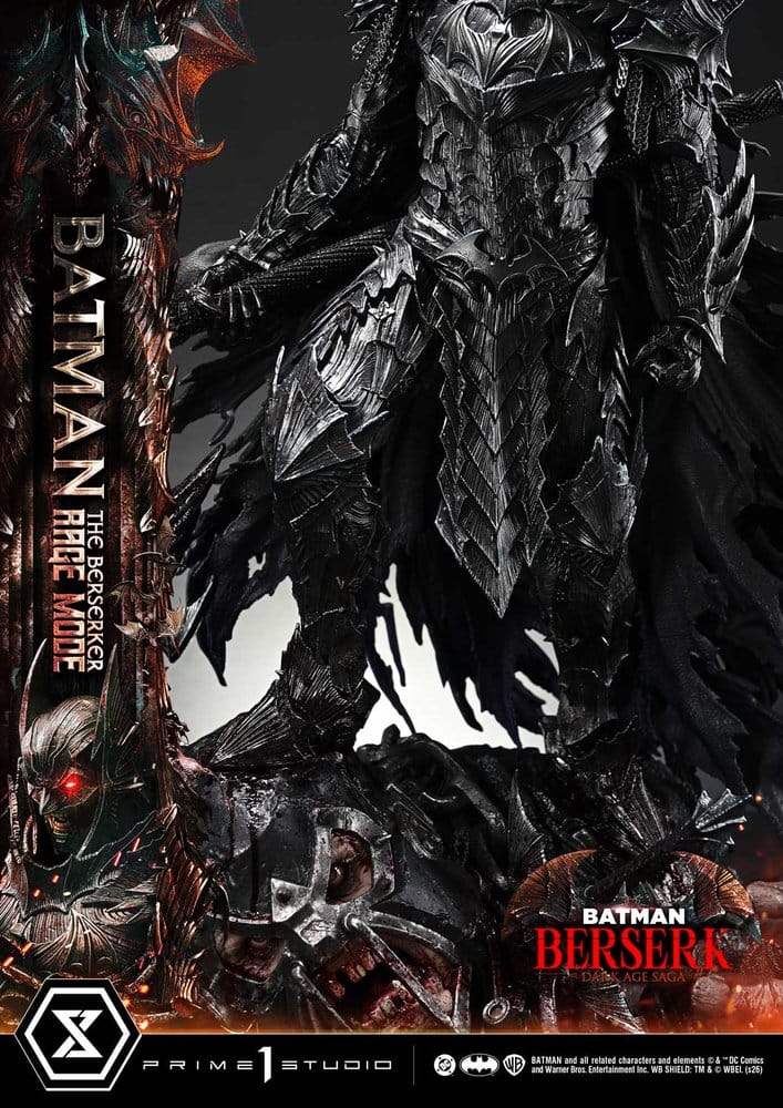 DC Comics statuette Ultimate Premium Masterline Series 1/4 Batman (Comics) Batman: The Berserker Rage Mode 82 cm