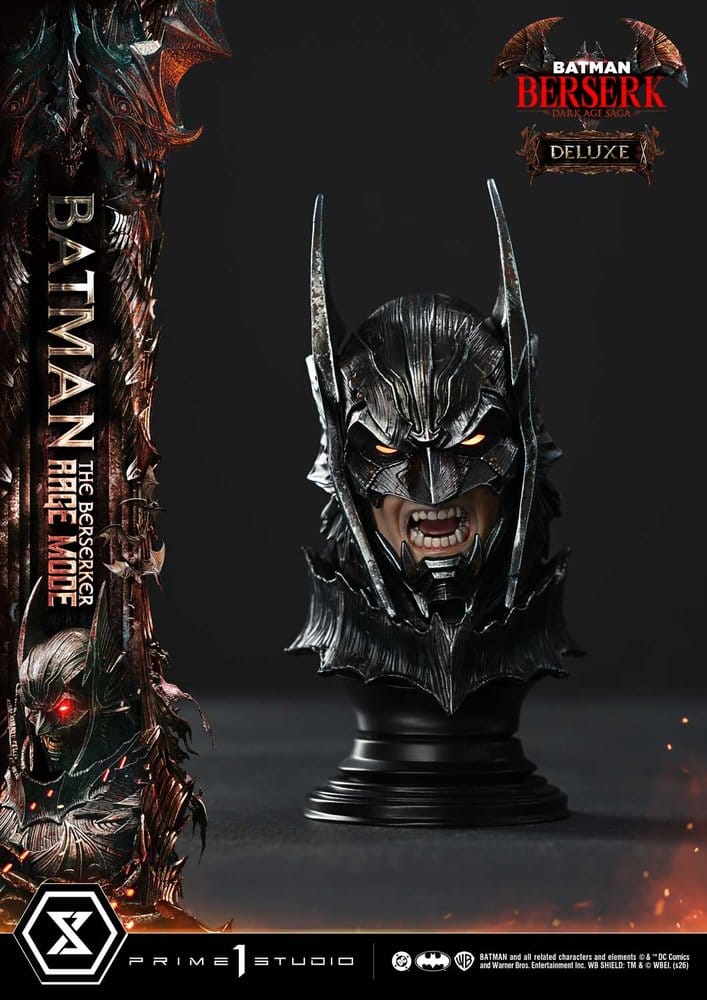 DC Comics statuette Ultimate Premium Masterline Series 1/4 Batman (Comics) Batman: The Berserker Rage Mode Deluxe Version 93 cm