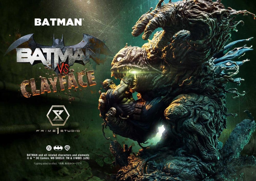 DC Comics Ultimate Premium Masterline Series statuette 1/4 Batman VS Clayface 83 cm