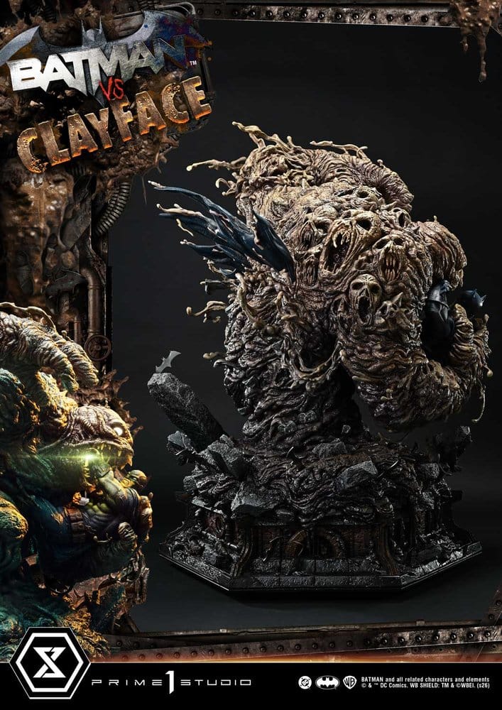 DC Comics Ultimate Premium Masterline Series statuette 1/4 Batman VS Clayface 83 cm