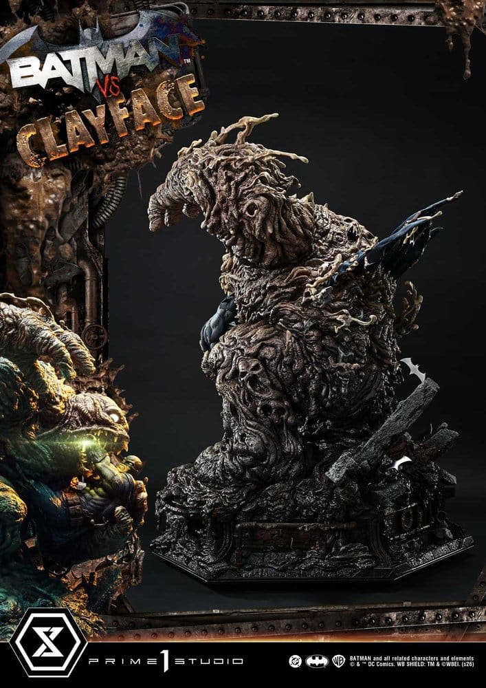 DC Comics Ultimate Premium Masterline Series statuette 1/4 Batman VS Clayface 83 cm