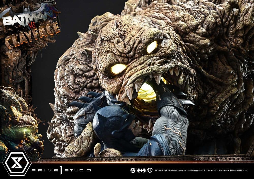 DC Comics Ultimate Premium Masterline Series statuette 1/4 Batman VS Clayface 83 cm