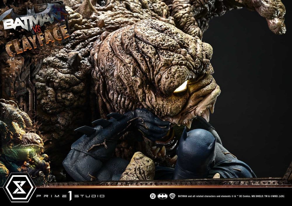 DC Comics Ultimate Premium Masterline Series statuette 1/4 Batman VS Clayface 83 cm