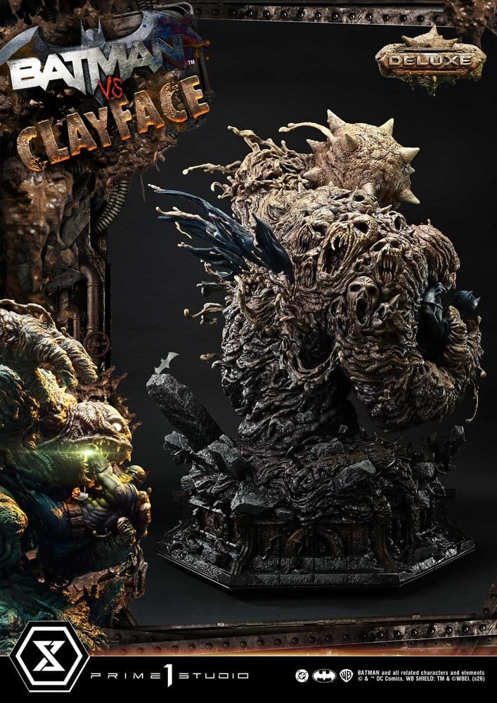 DC Comics Ultimate Premium Masterline Series statuette 1/4 Batman VS Clayface Deluxe Version 83 cm