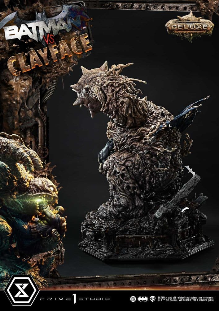 DC Comics Ultimate Premium Masterline Series statuette 1/4 Batman VS Clayface Deluxe Version 83 cm