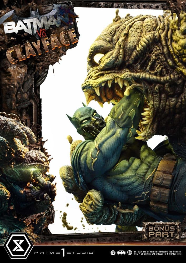 DC Comics Ultimate Premium Masterline Series statuette 1/4 Batman VS Clayface DX Bonus Version 83 cm