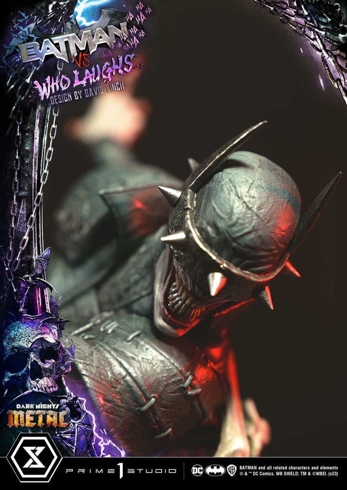 Dark Nights: Metal statuette Ultimate Premium Masterline Series 1/4 Batman VS Batman Who Laughs 67 cm