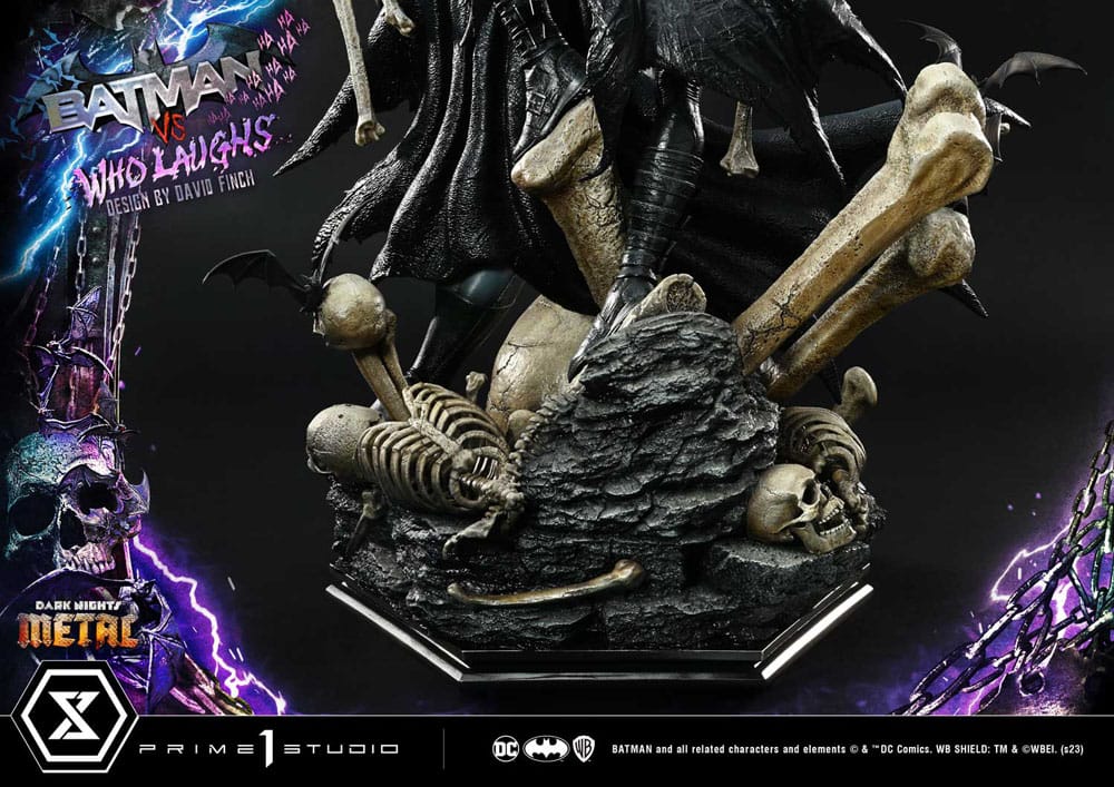 Dark Nights: Metal statuette Ultimate Premium Masterline Series 1/4 Batman VS Batman Who Laughs 67 cm