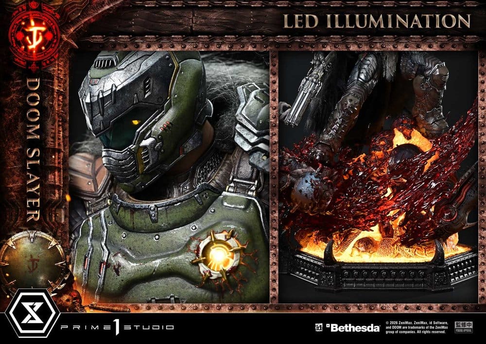 DOOM: The Dark Ages statuette Ultimate Premium Masterline Series 1/4 DOOM Slayer 77 cm
