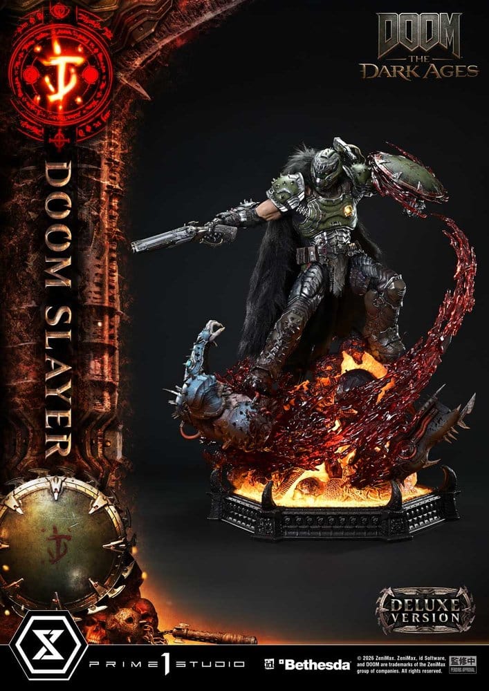 DOOM: The Dark Ages statuette Ultimate Premium Masterline Series 1/4 DOOM Slayer Deluxe Version 77 cm