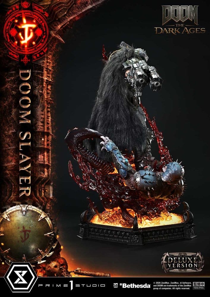DOOM: The Dark Ages statuette Ultimate Premium Masterline Series 1/4 DOOM Slayer Deluxe Version 77 cm