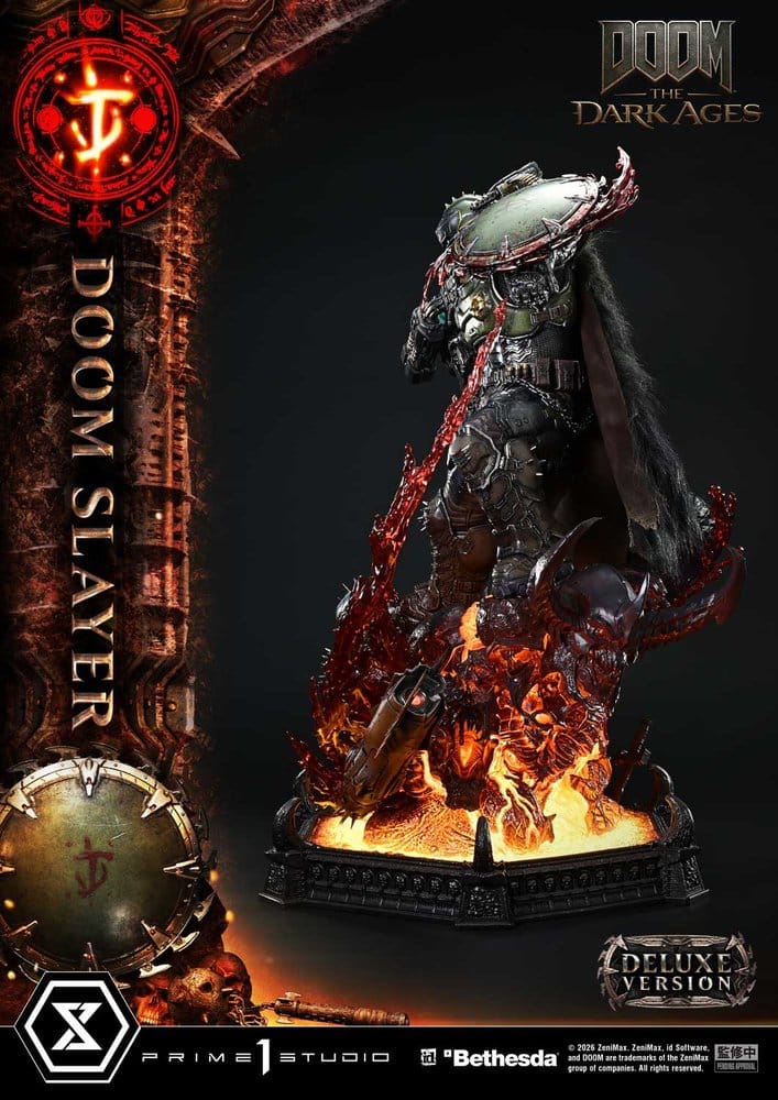 DOOM: The Dark Ages statuette Ultimate Premium Masterline Series 1/4 DOOM Slayer Deluxe Version 77 cm