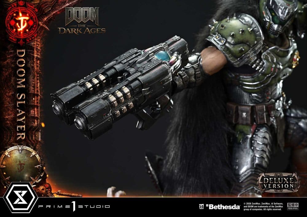 DOOM: The Dark Ages statuette Ultimate Premium Masterline Series 1/4 DOOM Slayer Deluxe Version 77 cm