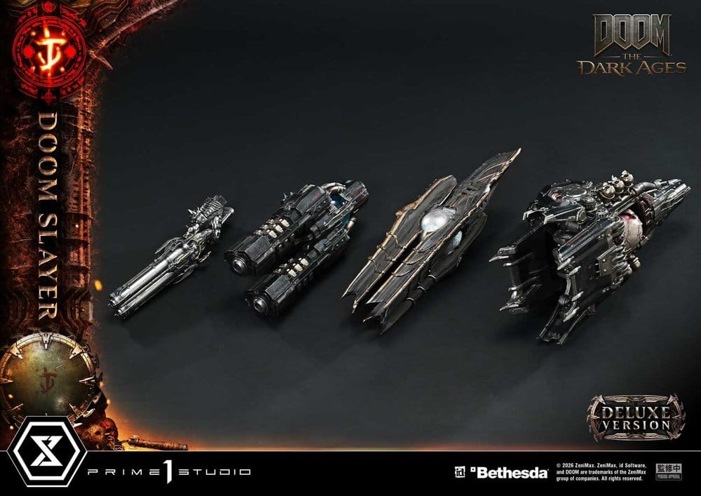 DOOM: The Dark Ages statuette Ultimate Premium Masterline Series 1/4 DOOM Slayer Deluxe Version 77 cm