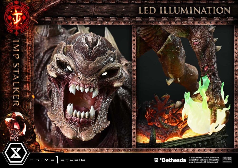 DOOM: The Dark Ages statuette Ultimate Premium Masterline Series 1/4 Imp Stalker 77 cm