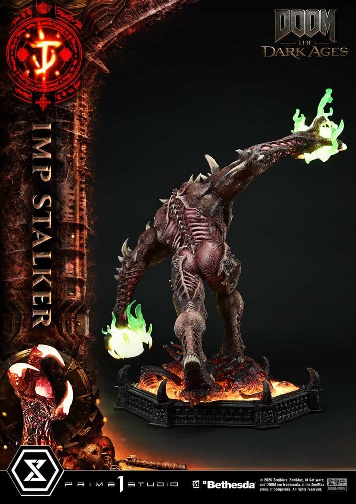 DOOM: The Dark Ages statuette Ultimate Premium Masterline Series 1/4 Imp Stalker 77 cm
