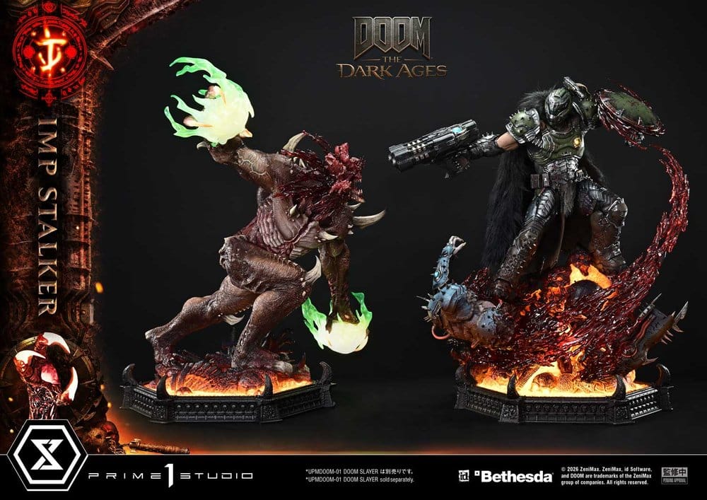 DOOM: The Dark Ages statuette Ultimate Premium Masterline Series 1/4 Imp Stalker 77 cm