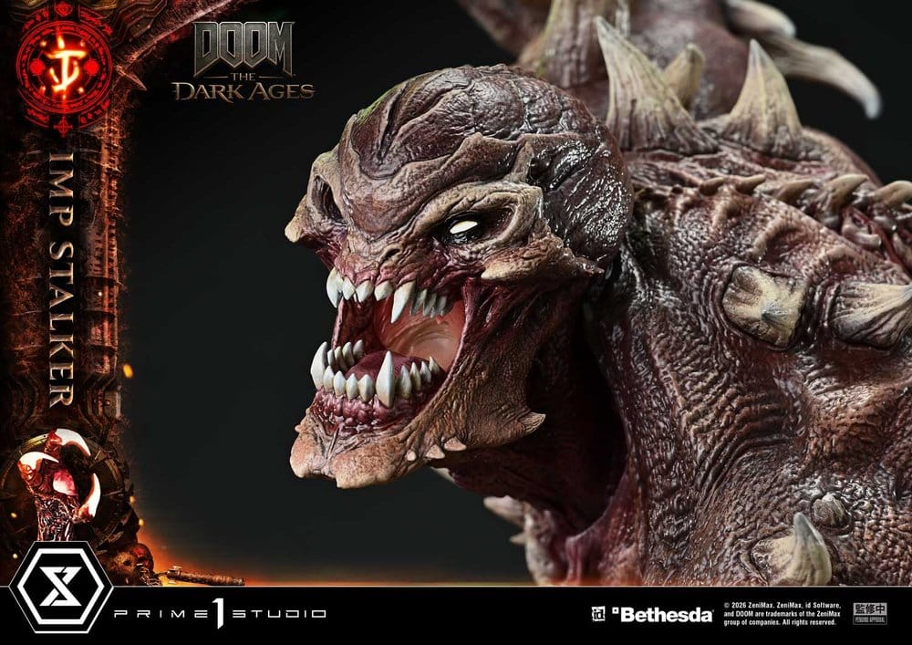 DOOM: The Dark Ages statuette Ultimate Premium Masterline Series 1/4 Imp Stalker Bonus Version 77 cm