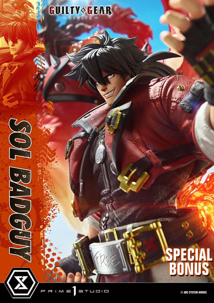 Guilty Gear Strive statuette Ultimate Premium Masterline Series 1/4 Sol Badguy Bonus Version 82 cm