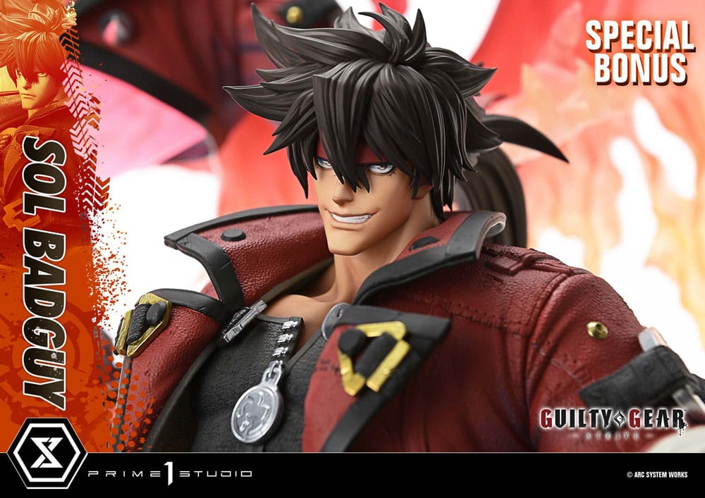 Guilty Gear Strive statuette Ultimate Premium Masterline Series 1/4 Sol Badguy Bonus Version 82 cm