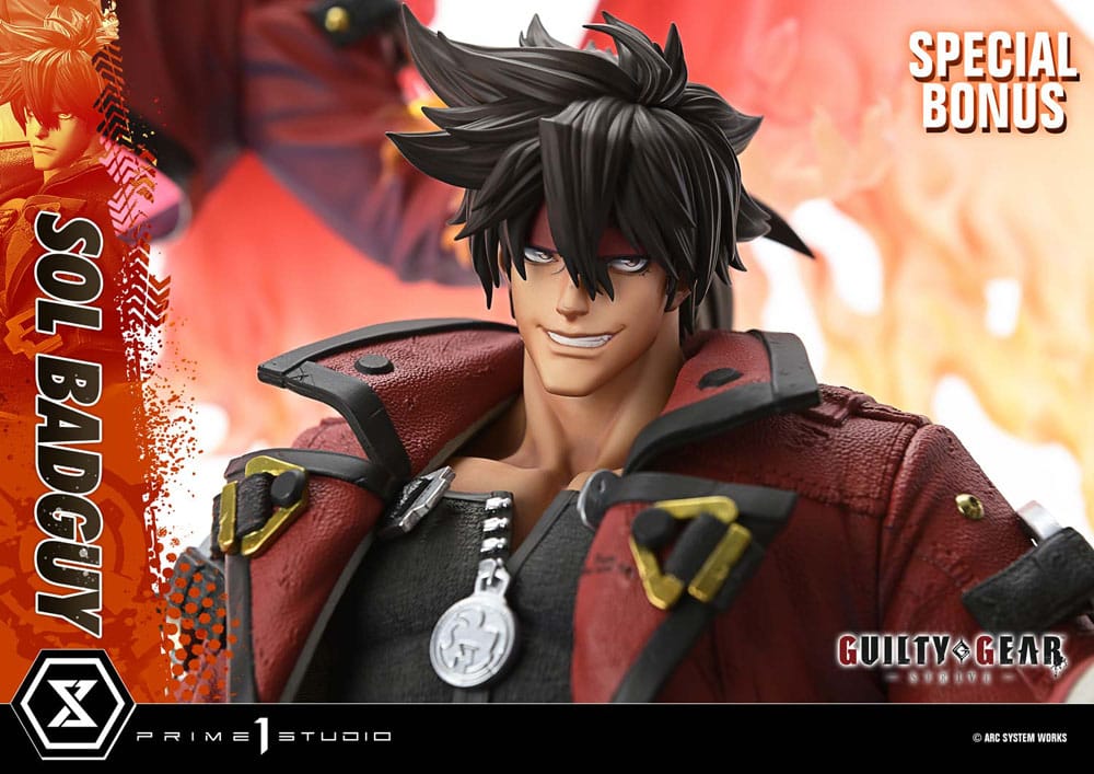 Guilty Gear Strive statuette Ultimate Premium Masterline Series 1/4 Sol Badguy Bonus Version 82 cm
