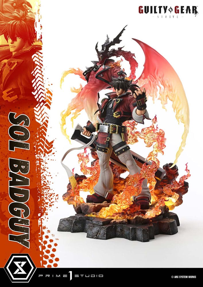 Guilty Gear Strive statuette Ultimate Premium Masterline Series 1/4 Sol Badguy Bonus Version 82 cm