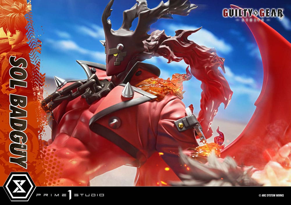 Guilty Gear Strive statuette Ultimate Premium Masterline Series 1/4 Sol Badguy Bonus Version 82 cm
