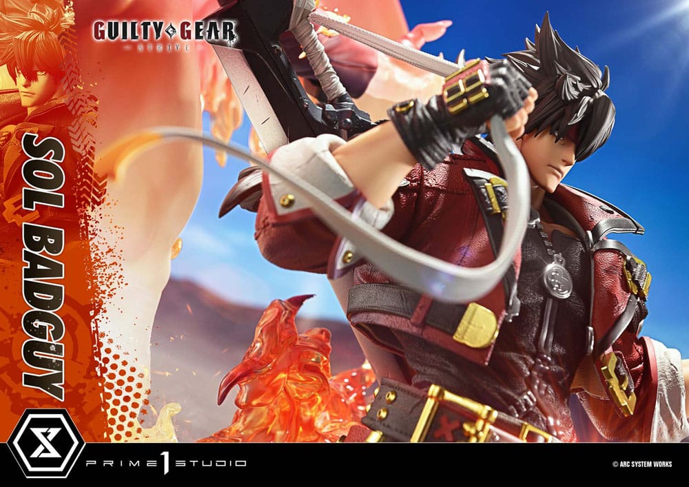 Guilty Gear Strive statuette Ultimate Premium Masterline Series 1/4 Sol Badguy Bonus Version 82 cm
