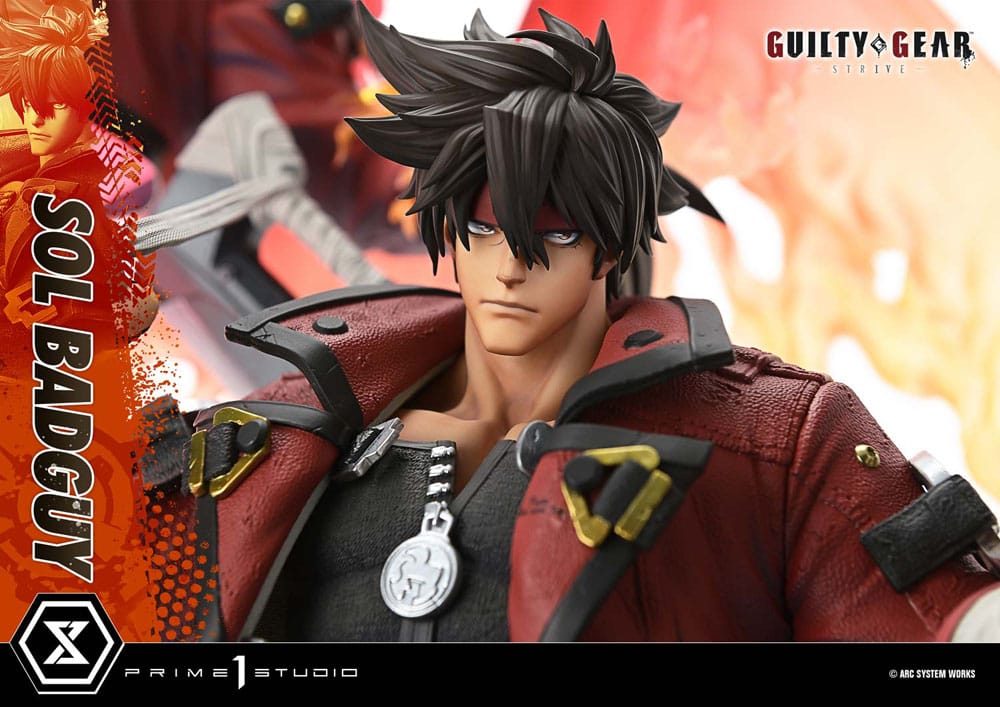 Guilty Gear Strive statuette Ultimate Premium Masterline Series 1/4 Sol Badguy Bonus Version 82 cm
