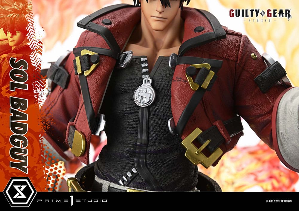 Guilty Gear Strive statuette Ultimate Premium Masterline Series 1/4 Sol Badguy Bonus Version 82 cm