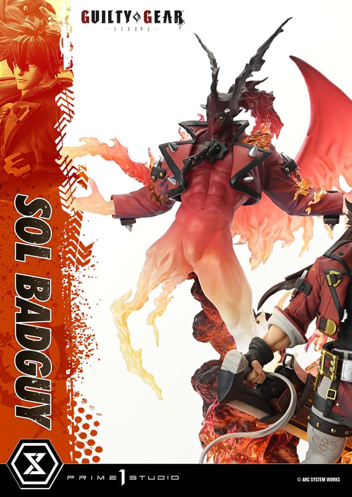 Guilty Gear Strive statuette Ultimate Premium Masterline Series 1/4 Sol Badguy Bonus Version 82 cm
