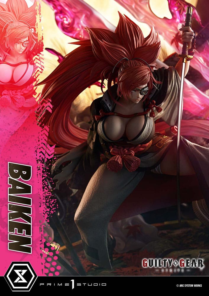 Guilty Gear Strive statuette Ultimate Premium Masterline Series 1/4 Baiken Bonus Version 80 cm