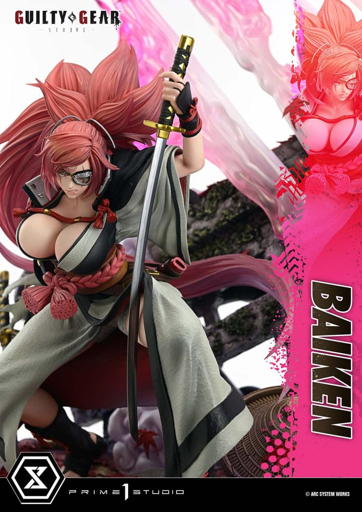 Guilty Gear Strive statuette Ultimate Premium Masterline Series 1/4 Baiken Bonus Version 80 cm
