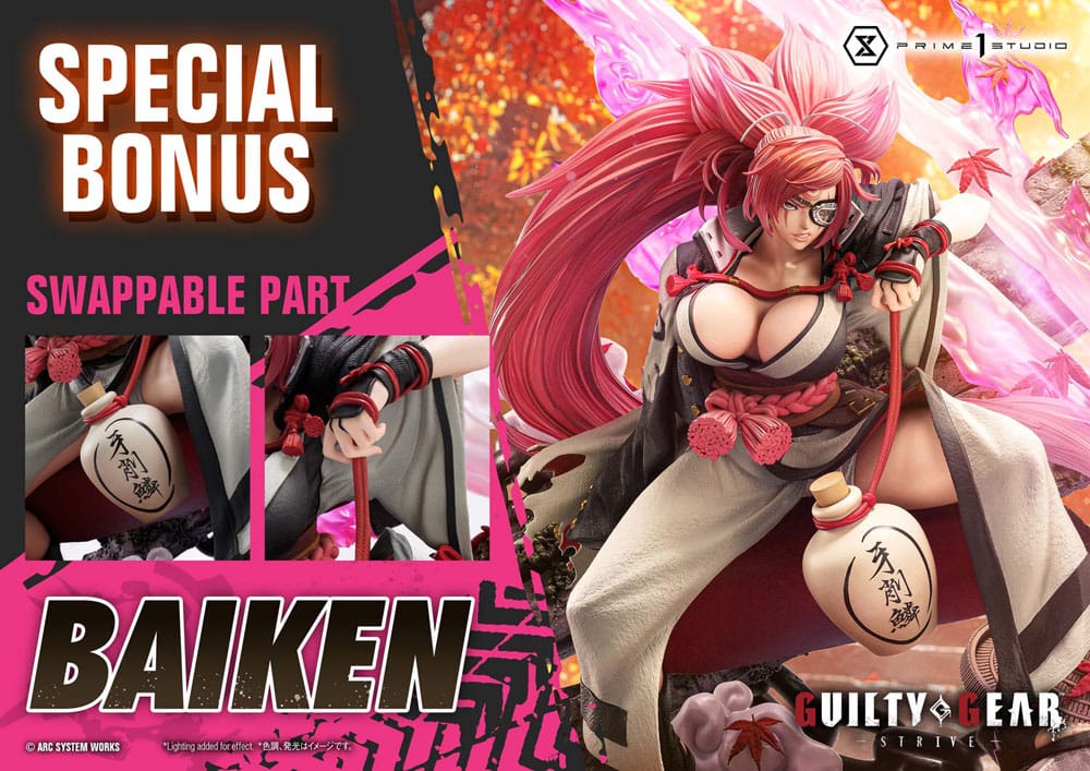 Guilty Gear Strive statuette Ultimate Premium Masterline Series 1/4 Baiken Bonus Version 80 cm