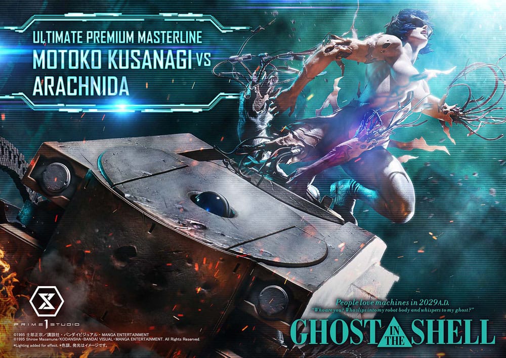 Ghost in the Shell statuette Ultimate Premium Masterline Series 1/4 Motoko Kusanagi vs Arachnida 68 cm