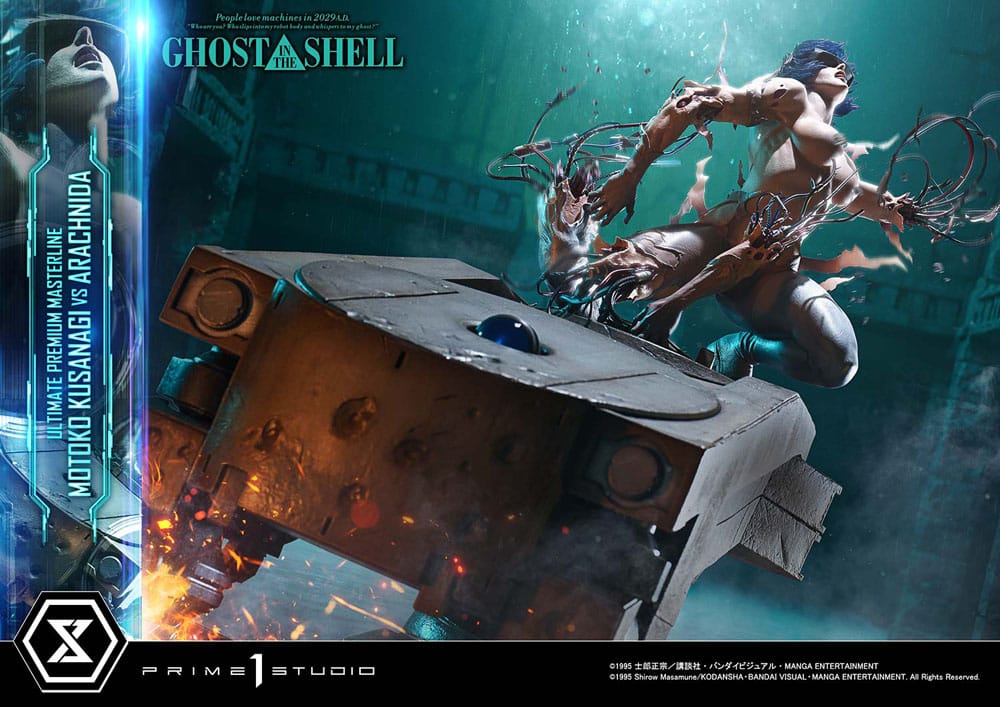 Ghost in the Shell statuette Ultimate Premium Masterline Series 1/4 Motoko Kusanagi vs Arachnida 68 cm