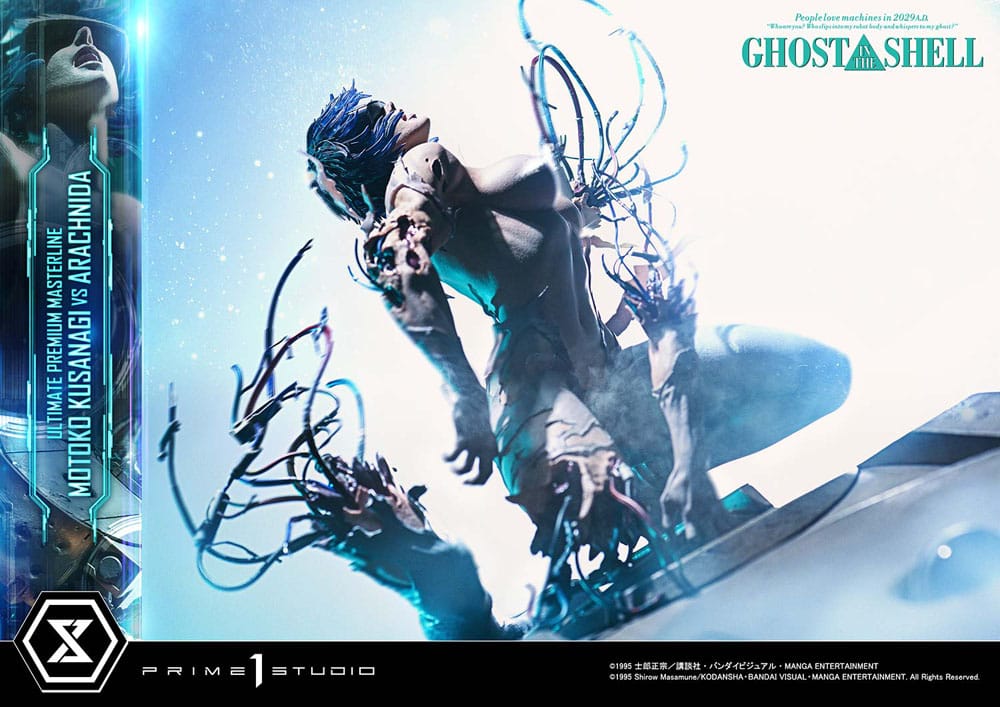 Ghost in the Shell statuette Ultimate Premium Masterline Series 1/4 Motoko Kusanagi vs Arachnida 68 cm