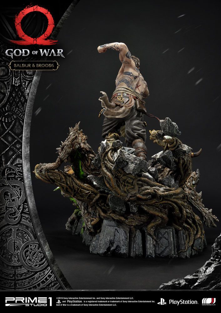 God of War (2018) statuette Baldur & Broods 62 cm