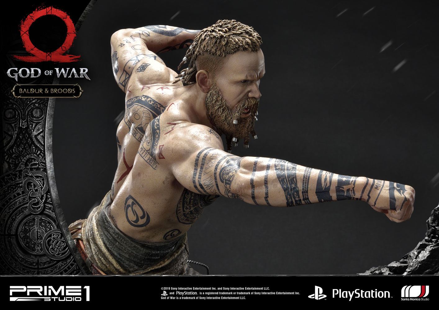 God of War (2018) statuette Baldur & Broods 62 cm