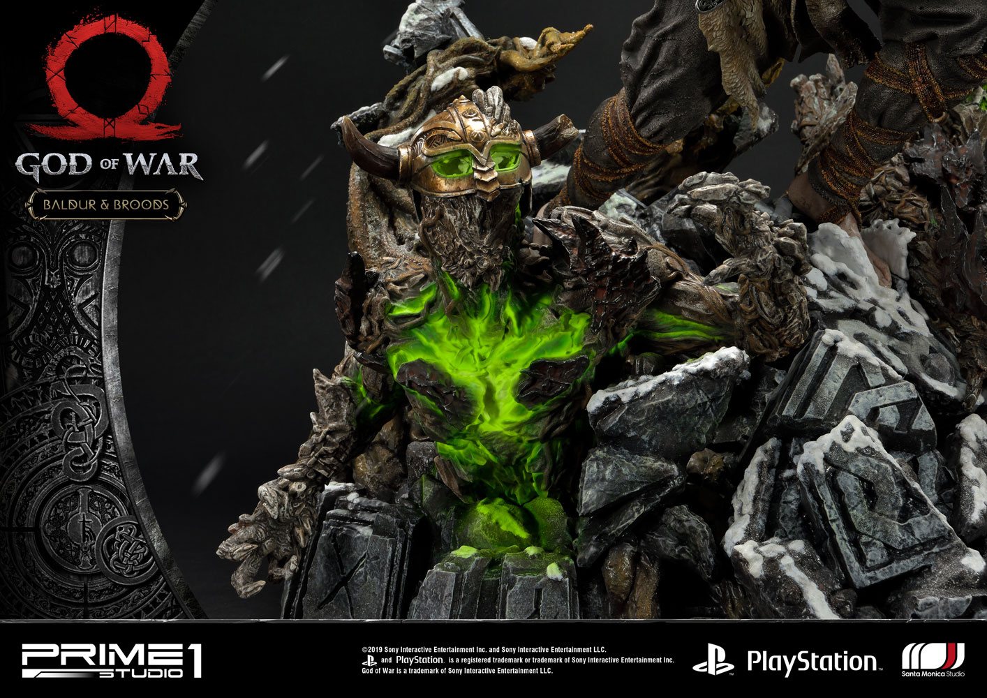 God of War (2018) statuette Baldur & Broods 62 cm