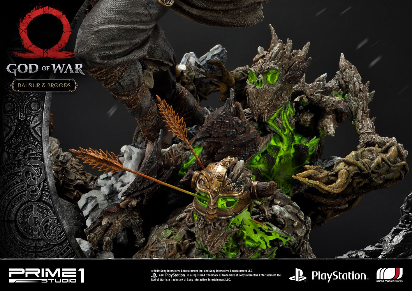 God of War (2018) statuette Baldur & Broods 62 cm