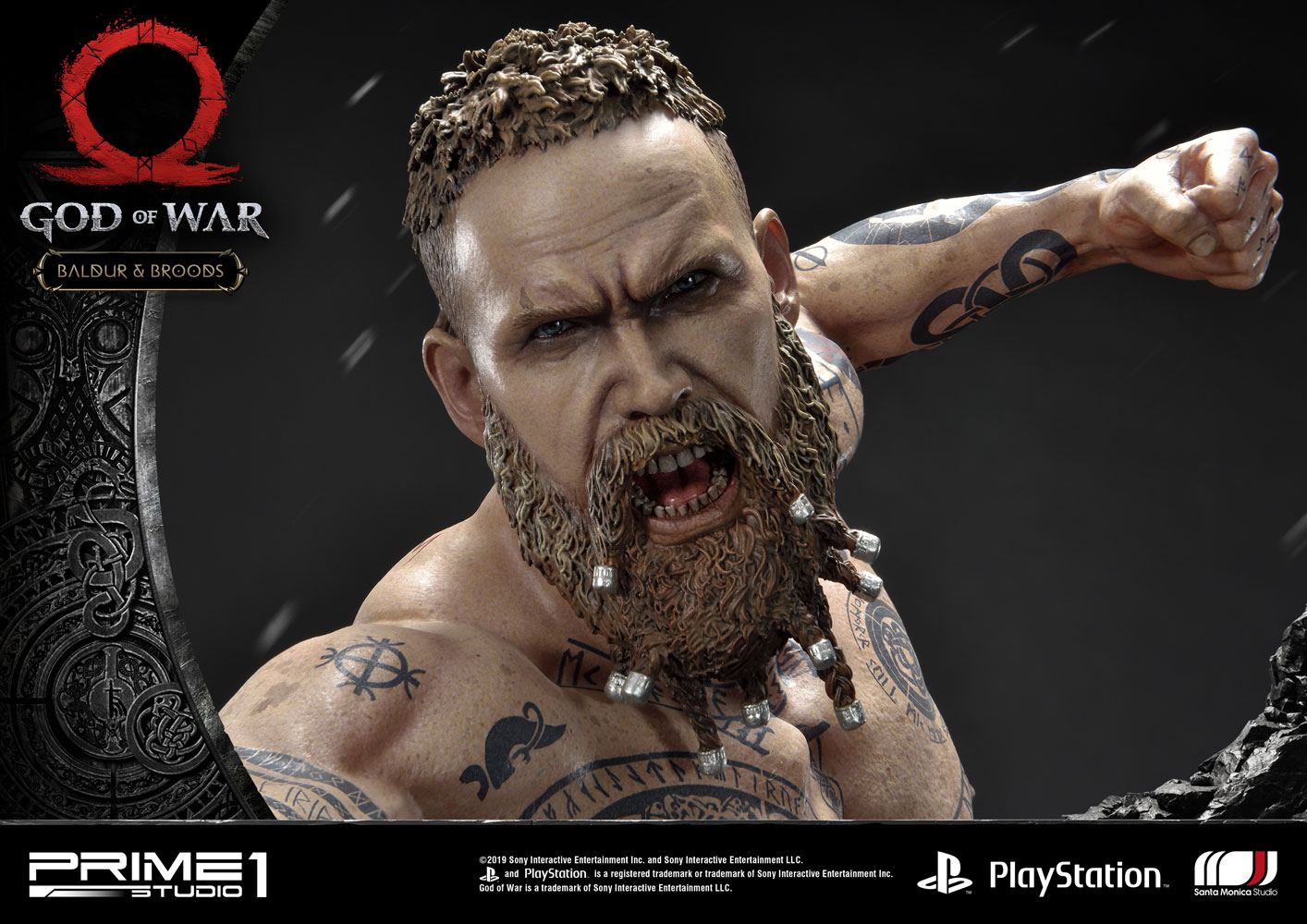 God of War (2018) statuette Baldur & Broods 62 cm
