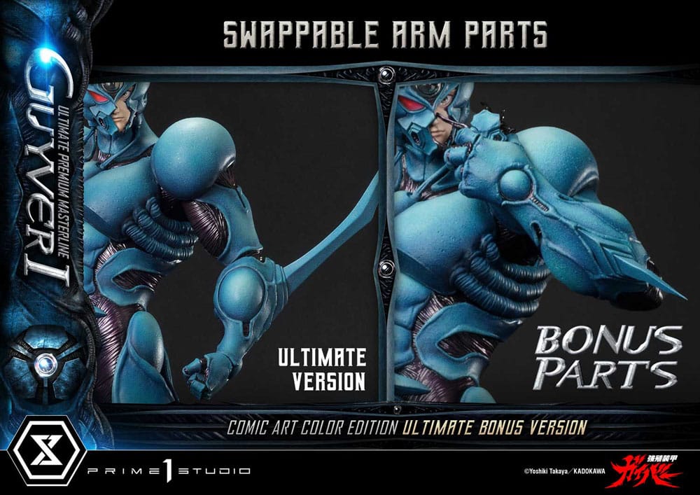 Guyver - The Bioboosted Armor statuette Ultimate Premium Masterline Series 1/4 Guyver I Comic Art Color Edition Ultimate Bonus Version 82 cm
