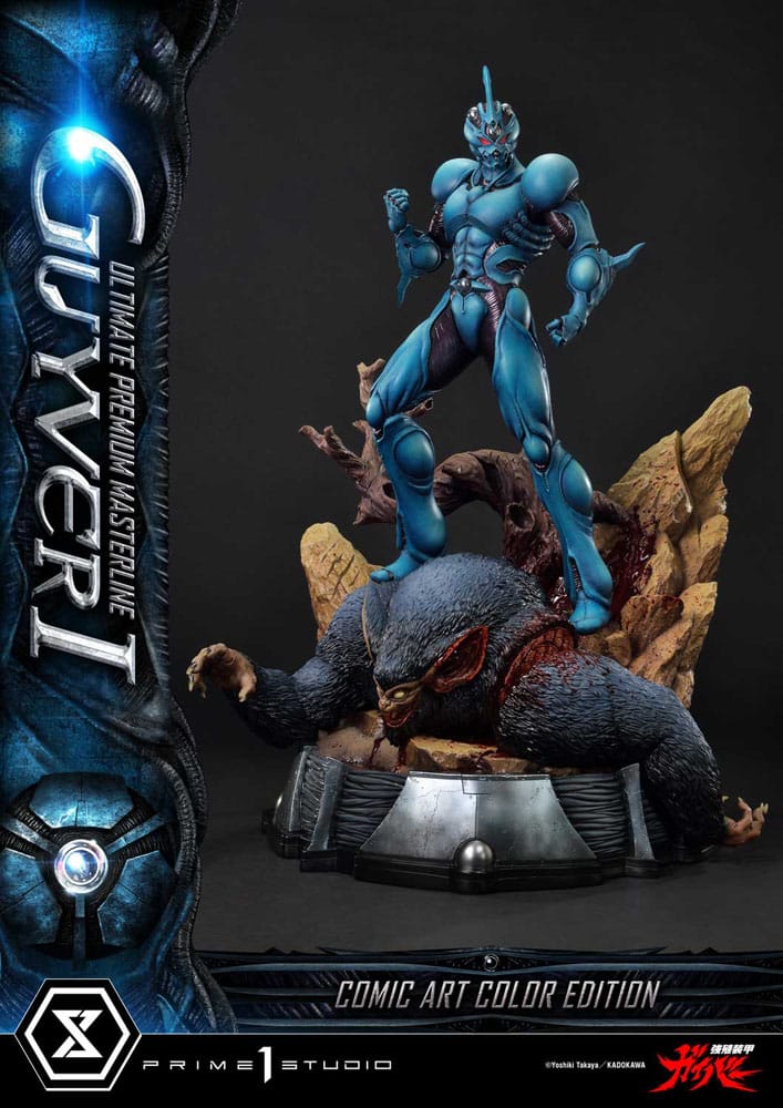 Guyver - The Bioboosted Armor statuette Ultimate Premium Masterline Series 1/4 Guyver I Comic Art Color Edition Ultimate Bonus Version 82 cm