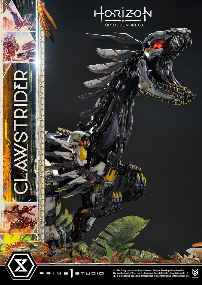 Horizon Forbidden West statuette Ultimate Premium Masterline Series 1/4 Clawstrider 68 cm