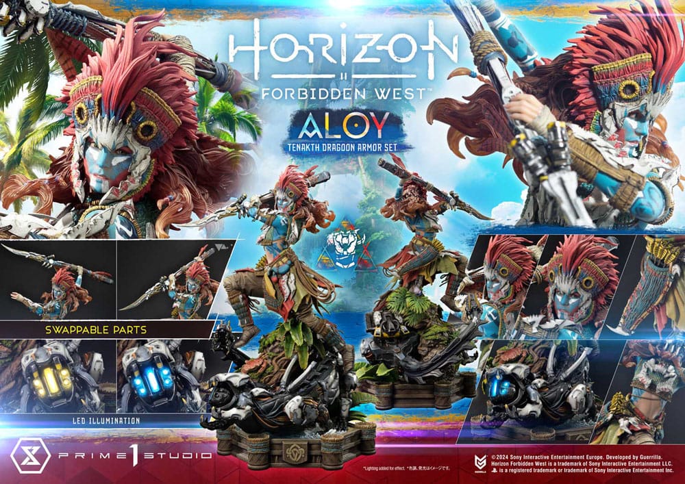Horizon Forbidden West statuette Ultimate Premium Masterline Series 1/4 Aloy Bonus Version 69 cm