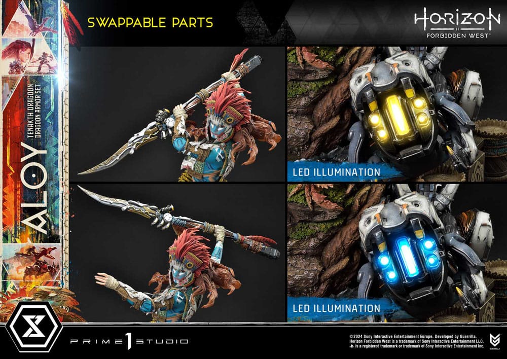 Horizon Forbidden West statuette Ultimate Premium Masterline Series 1/4 Aloy Bonus Version 69 cm